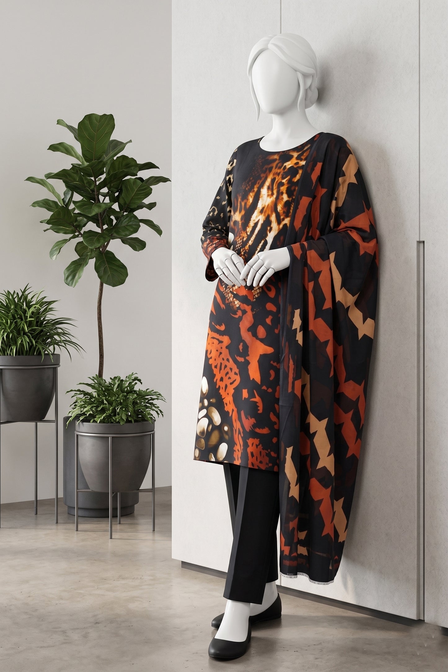 Printed Lawn Unstitched 3 Piece - 12631302