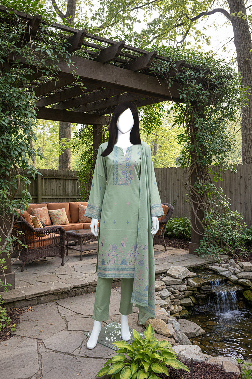 Printed Lawn Unstitched 3 Piece - 11180103