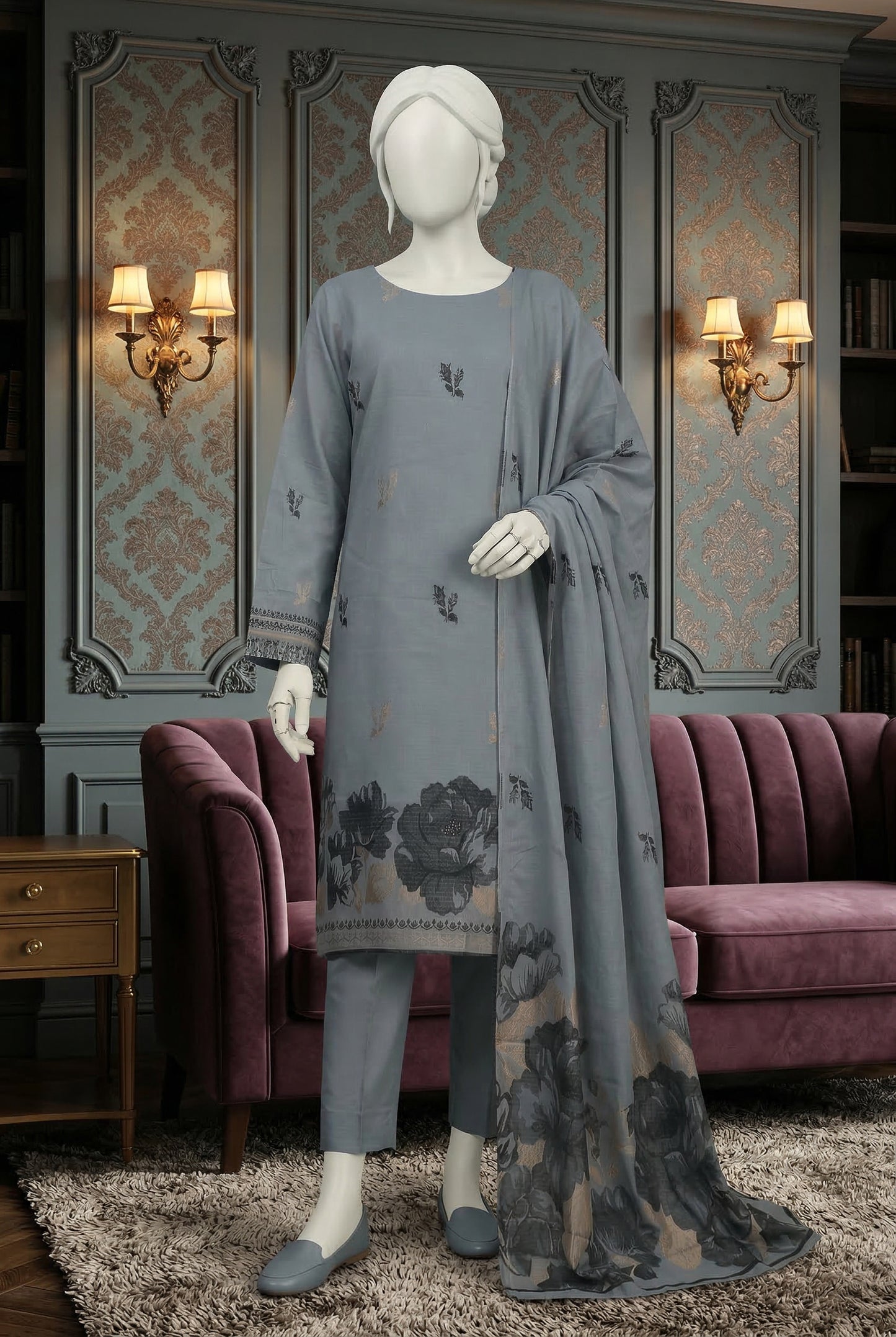 Printed Lawn Unstitched 3 Piece - 11480904