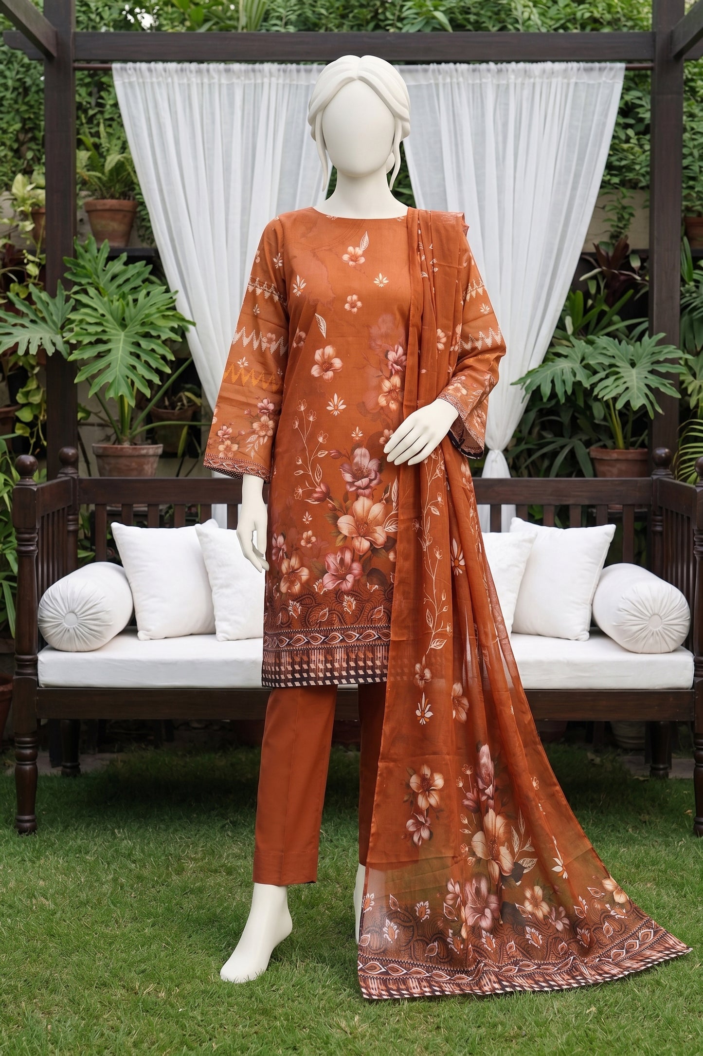 Printed Lawn Unstitched 3 Piece - 12530907