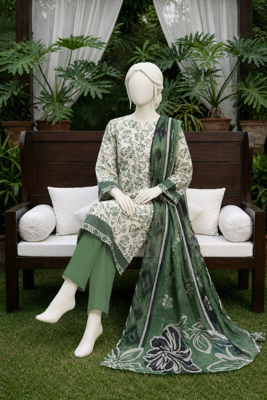 Printed Lawn Unstitched 3 Piece - 12520206
