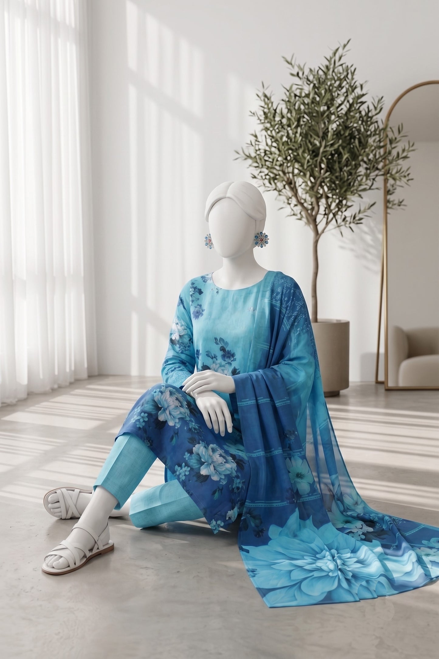 Printed Lawn Unstitched 3 Piece - 12661407