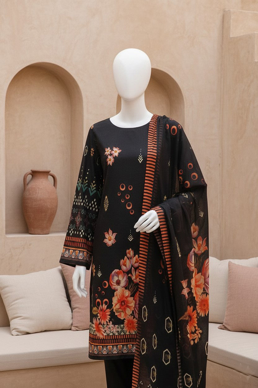 Printed Lawn Unstitched 3 Piece - 12210107