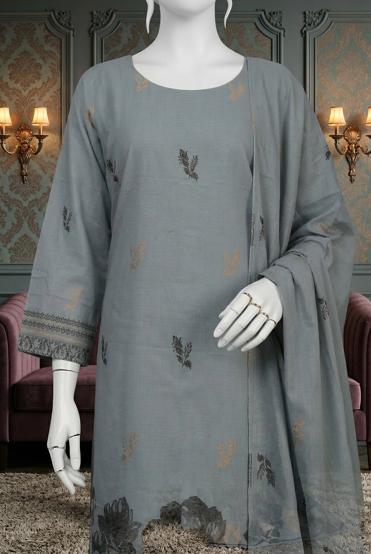 Printed Lawn Unstitched 3 Piece - 11480904