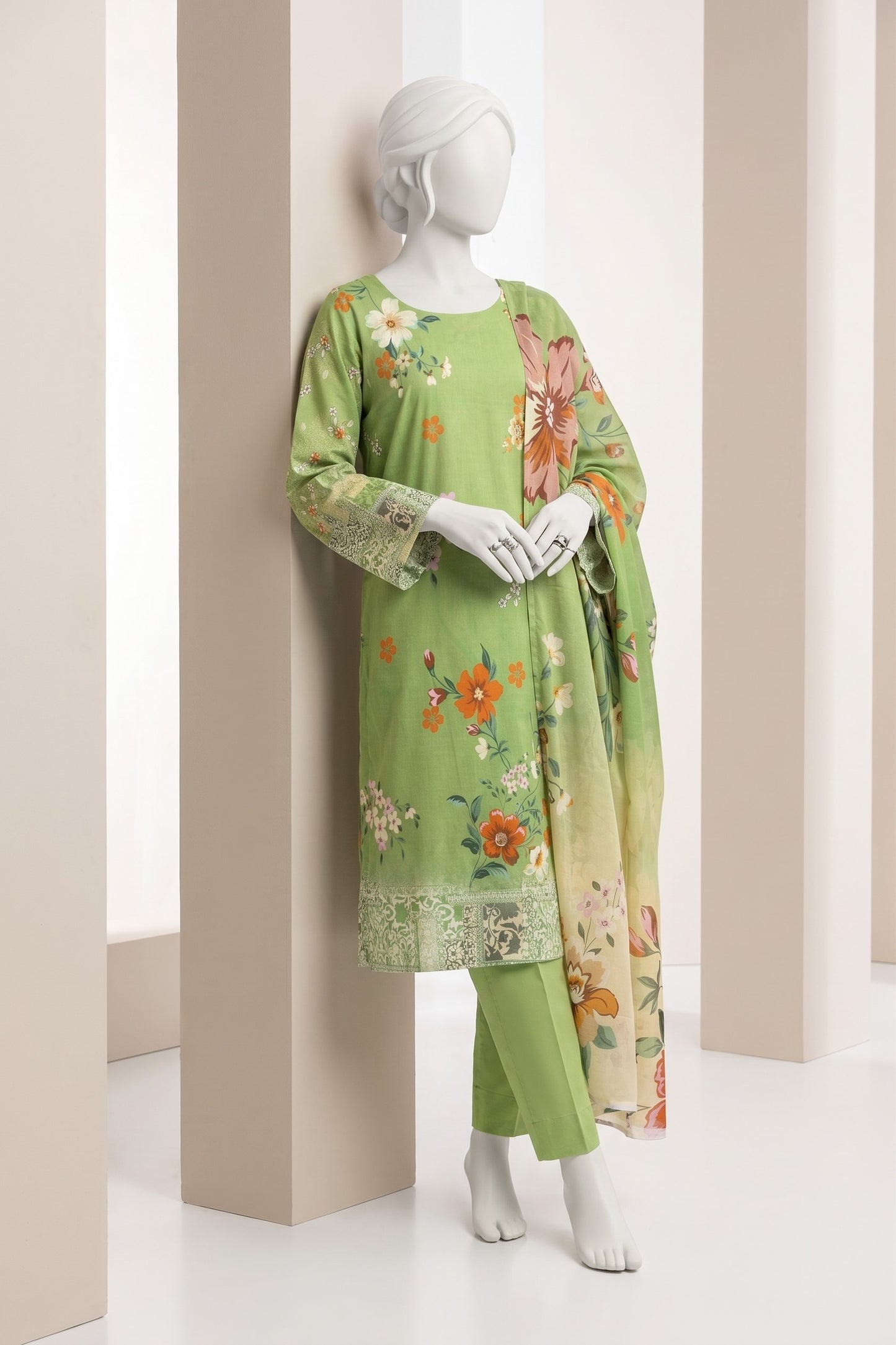 Printed Lawn Unstitched 3 Piece - 12621207