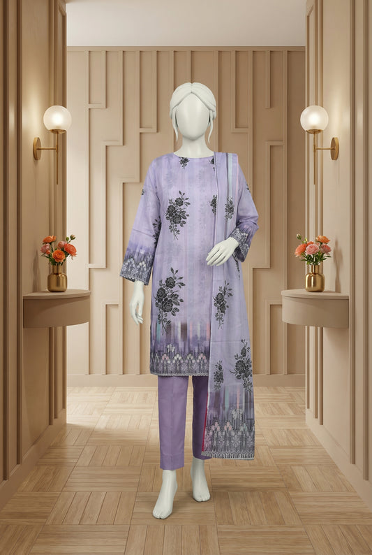 Printed Lawn Unstitched 3 Piece - 12480701