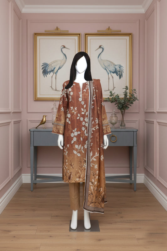 Printed Lawn Unstitched 3 Piece - 11330205