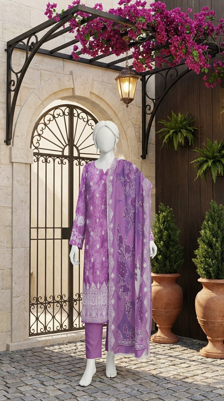 Embroidered Unstitched 3 piece - 11250102