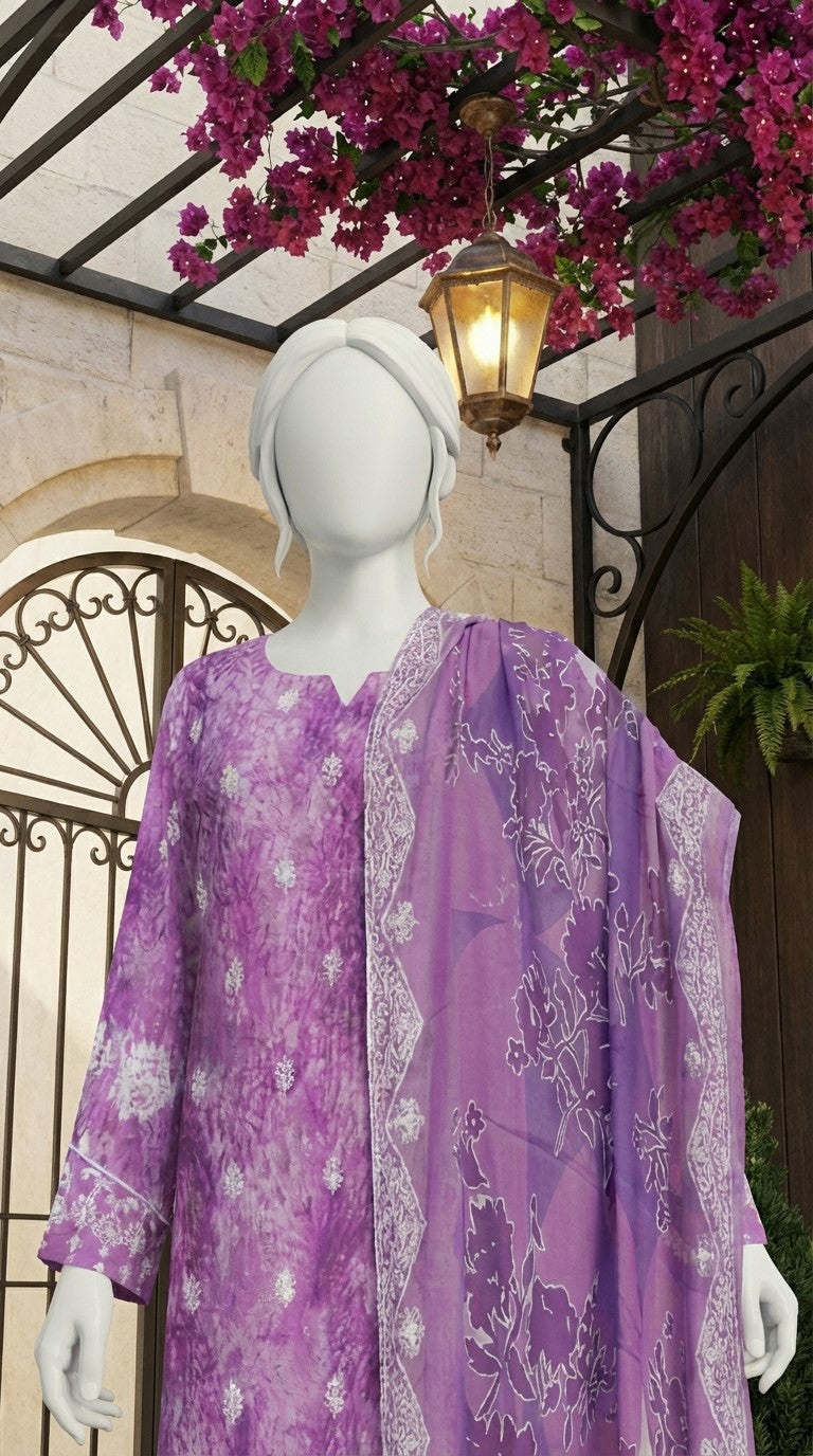 Embroidered Unstitched 3 piece - 11250102