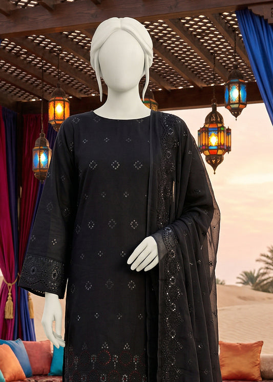 Embroidered Lawn Unstitched 3 Piece - 1126e0104