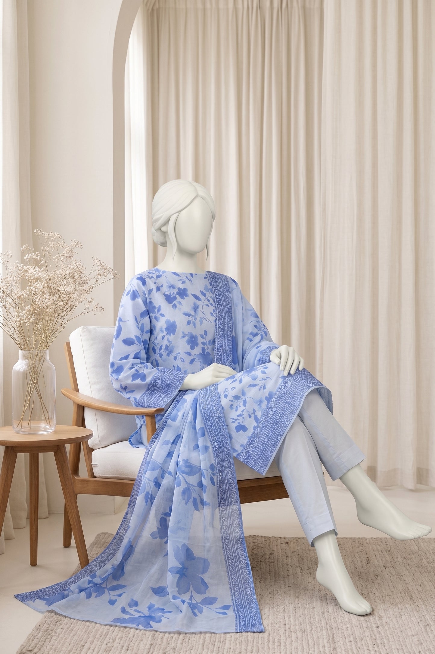 Printed Lawn Unstitched 3 Piece - 12410104