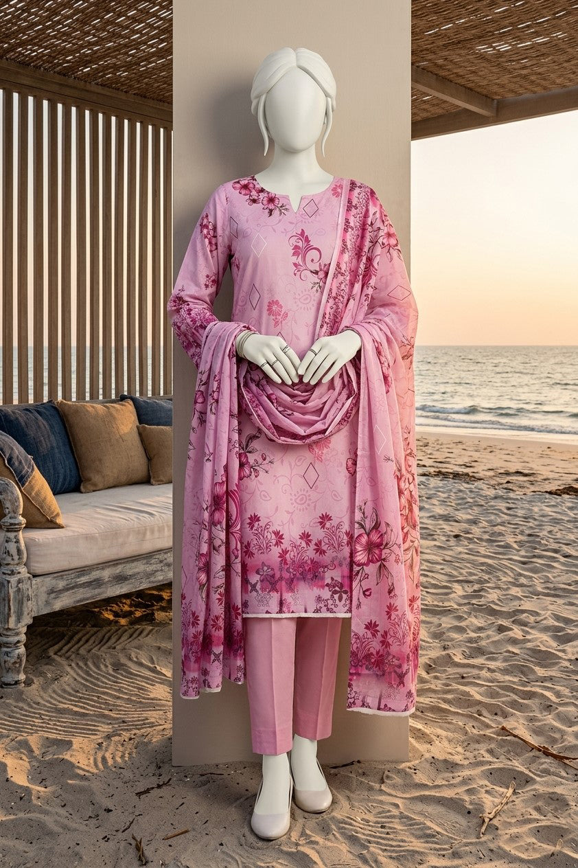 Printed Lawn Unstitched 3 Piece - 12581104