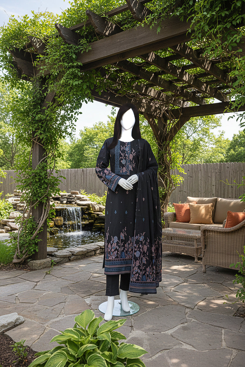 Printed Lawn Unstitched 3 Piece - 11180102