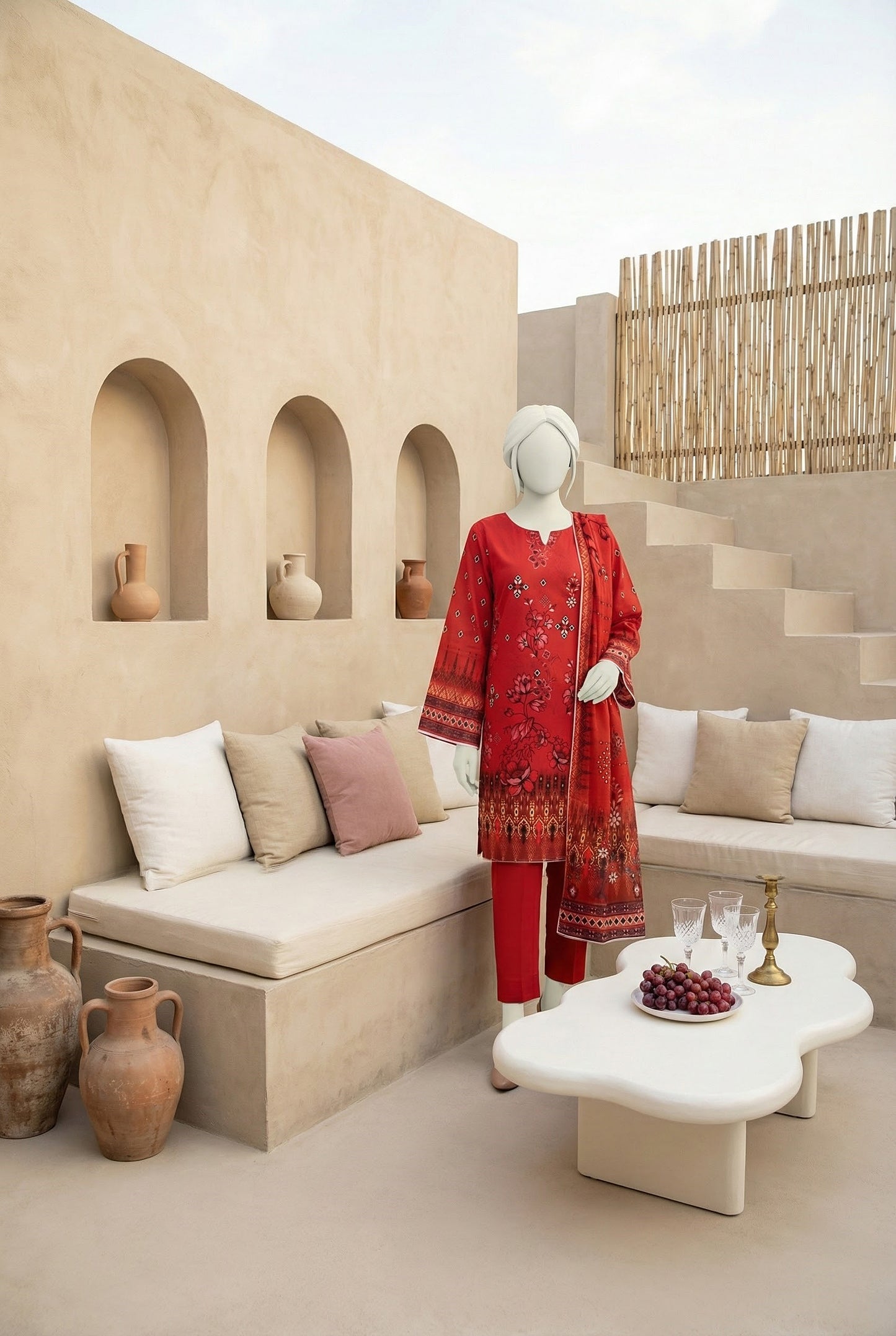 Printed Lawn Unstitched 3 Piece - 12210106