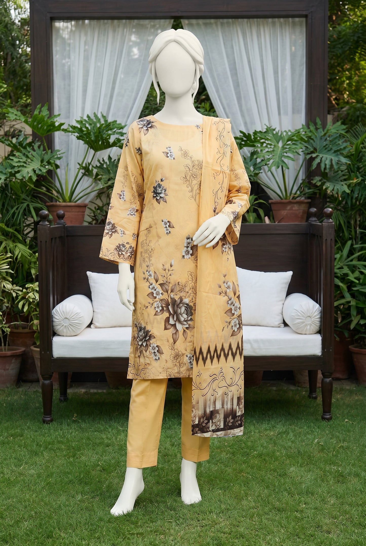Printed Lawn Unstitched 3 Piece - 12530906