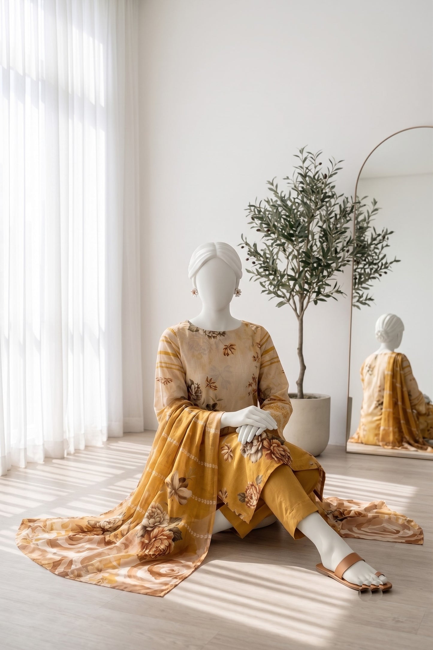 Printed Lawn Unstitched 3 Piece - 12661406