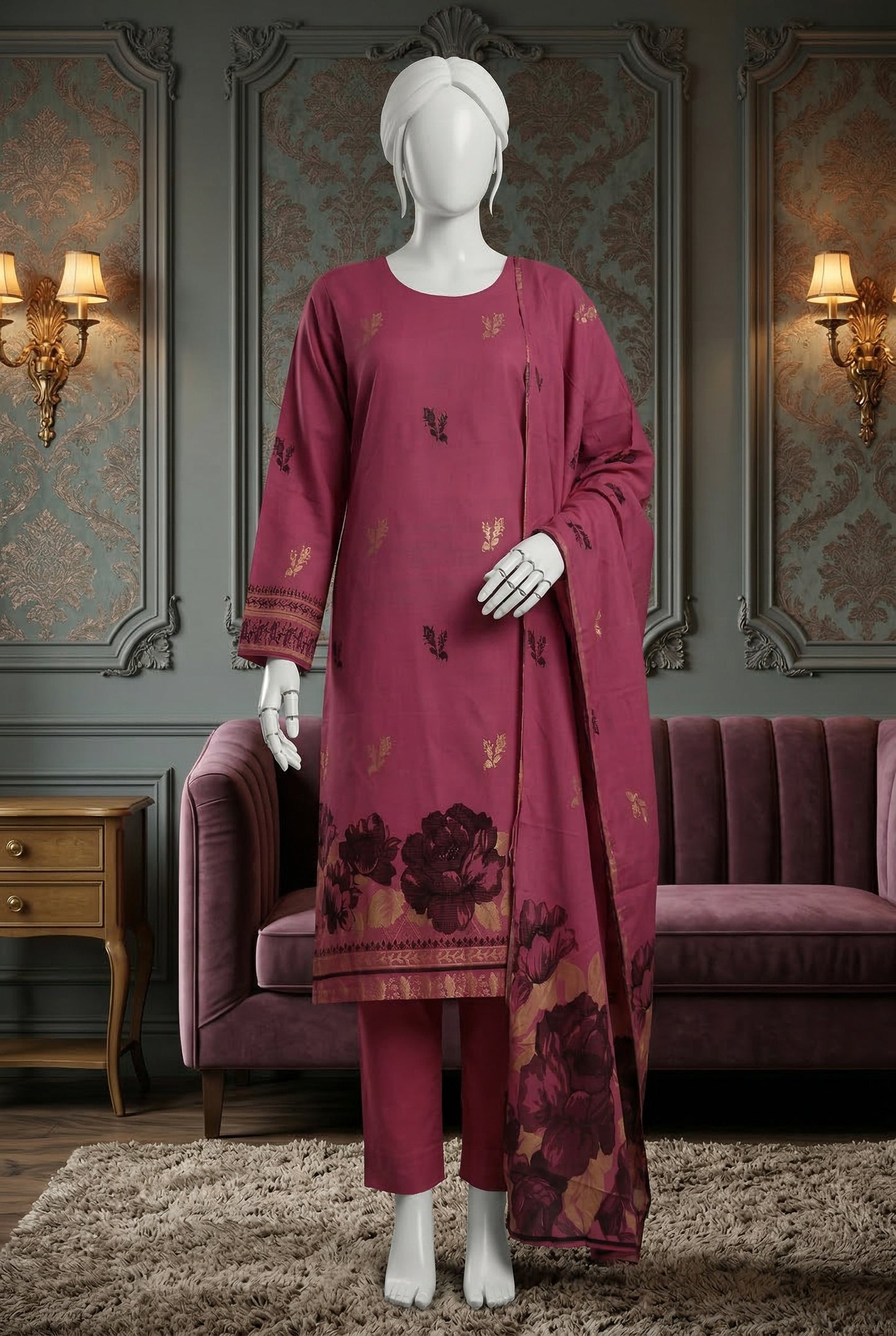 Printed Lawn Unstitched 3 Piece - 11480905