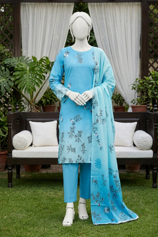 Printed Lawn Unstitched 3 Piece - 12540805