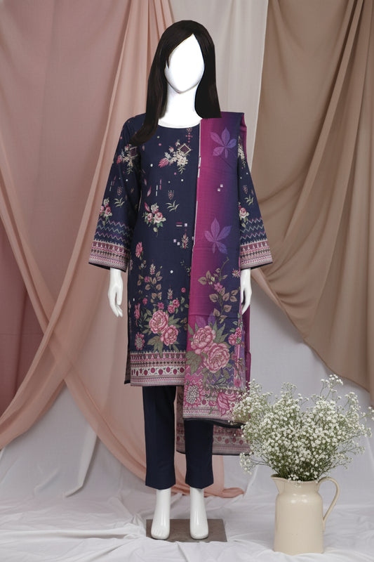 Printed Lawn Unstitched 3 Piece - 11130108