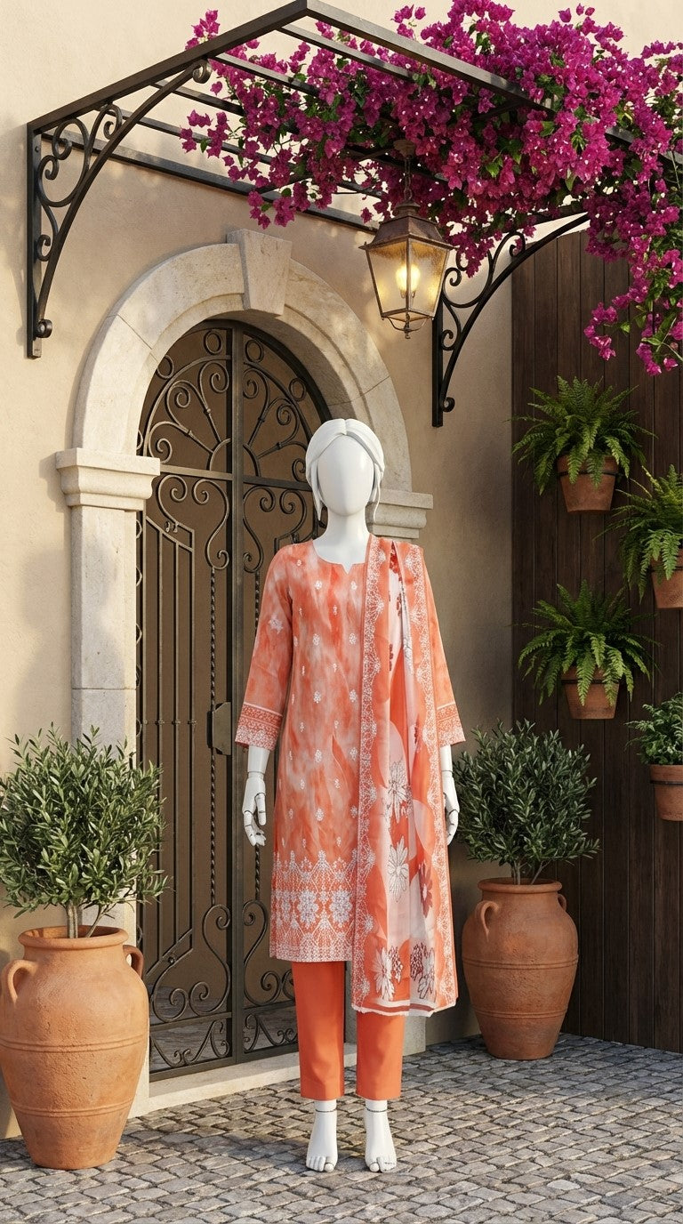 Embroidered Unstitched 3 piece - 11250103
