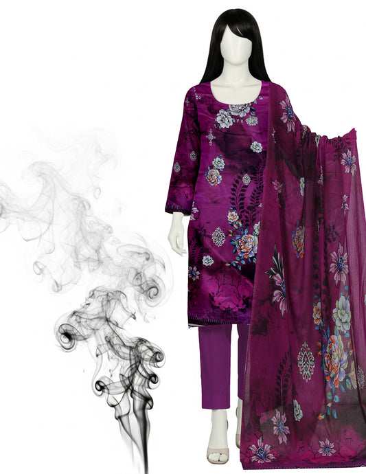 Printed Lawn Unstitched 3 Piece - 11661106
