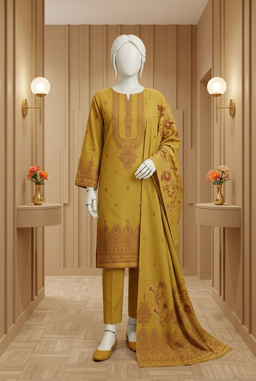 Printed Lawn Unstitched 3 Piece - 11450602