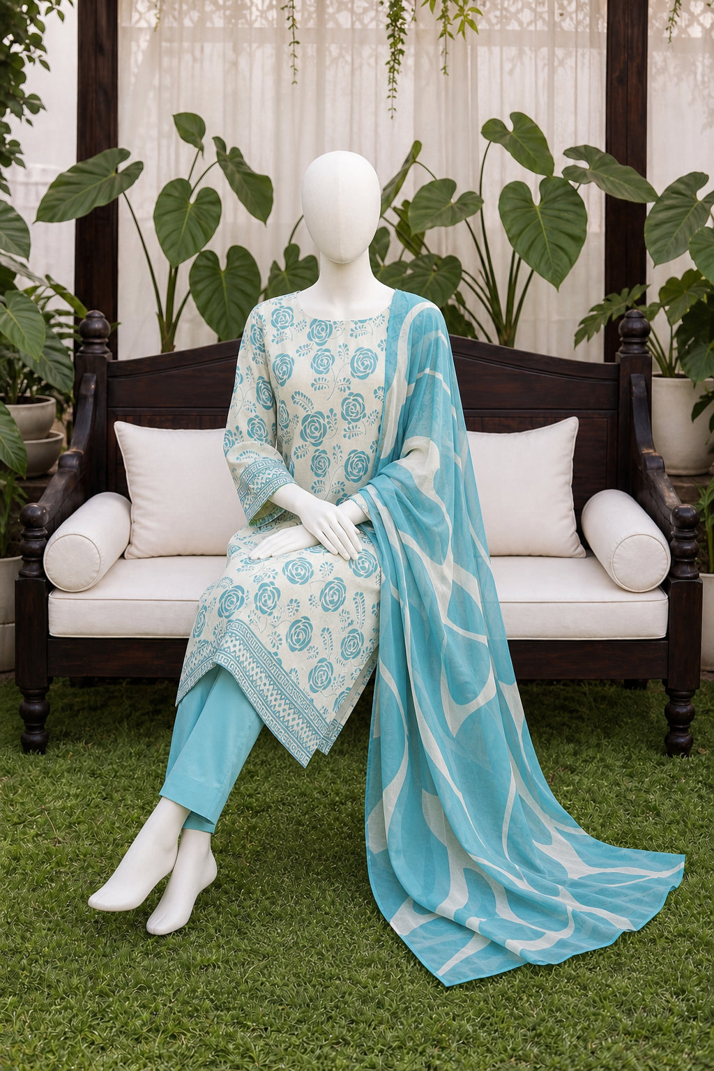 Printed Lawn Unstitched 3 Piece - 12520205