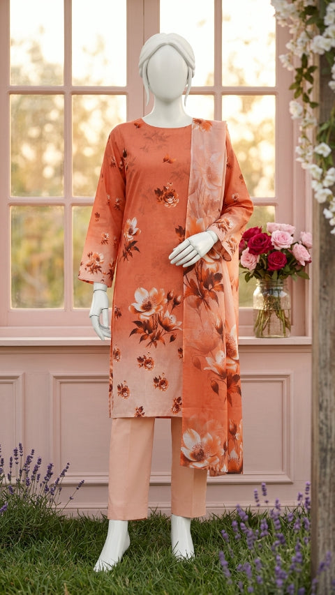 Printed Lawn Unstitched 3 Piece - 12470604