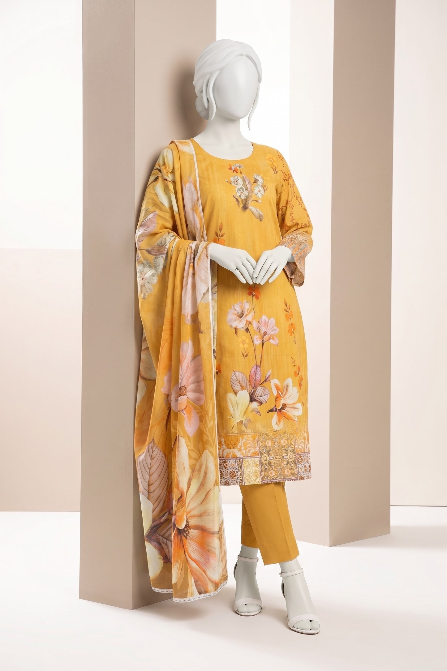 Printed Lawn Unstitched 3 Piece - 12621205