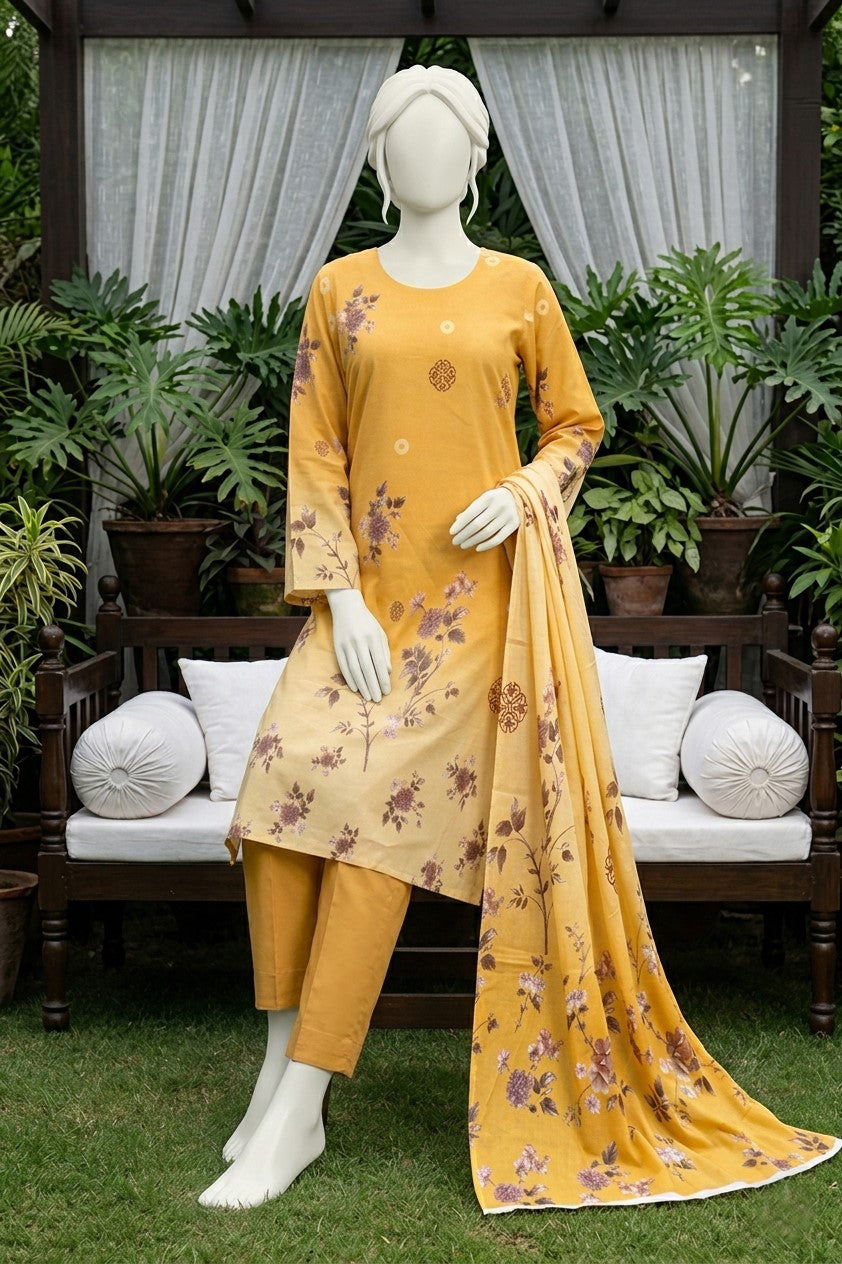 Printed Lawn Unstitched 3 Piece - 12540804