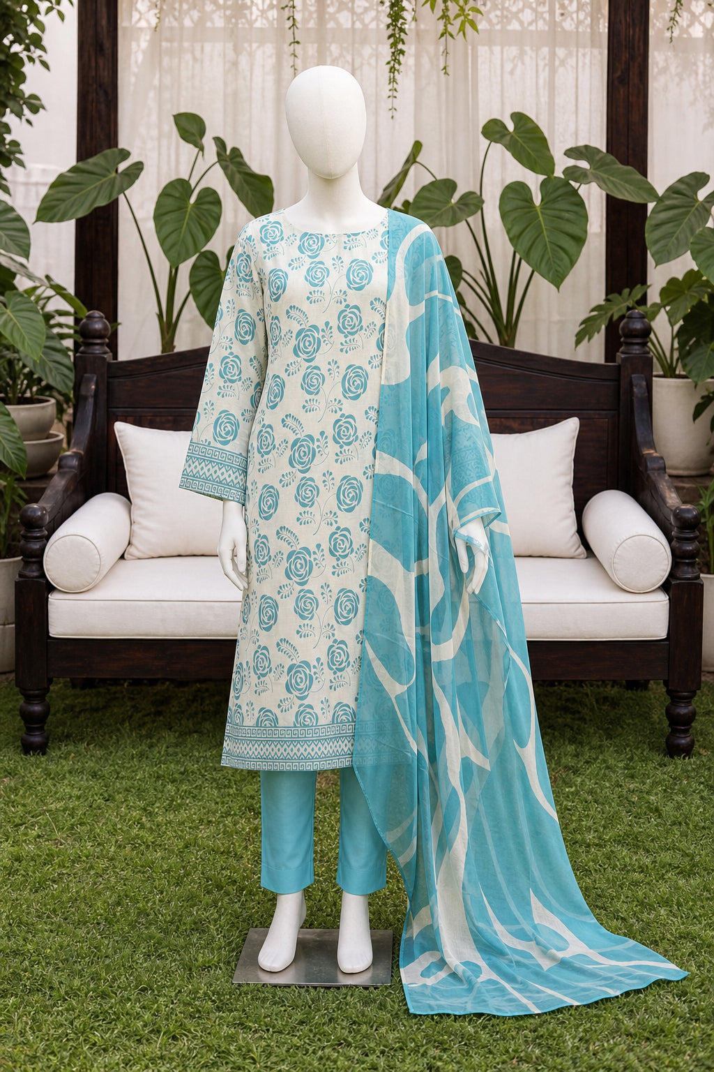 Printed Lawn Unstitched 3 Piece - 12520205