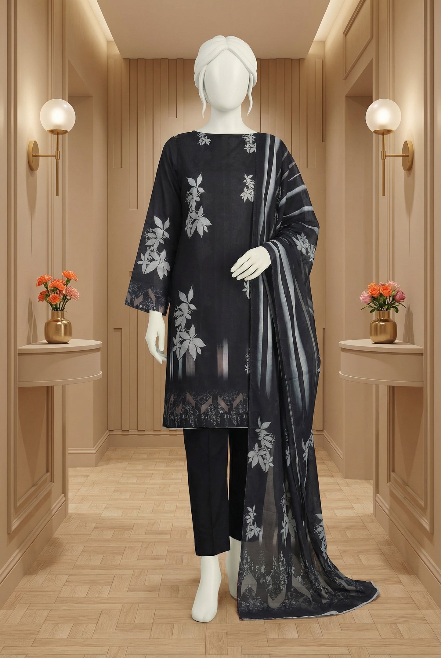 Printed Lawn Unstitched 3 Piece - 12480706
