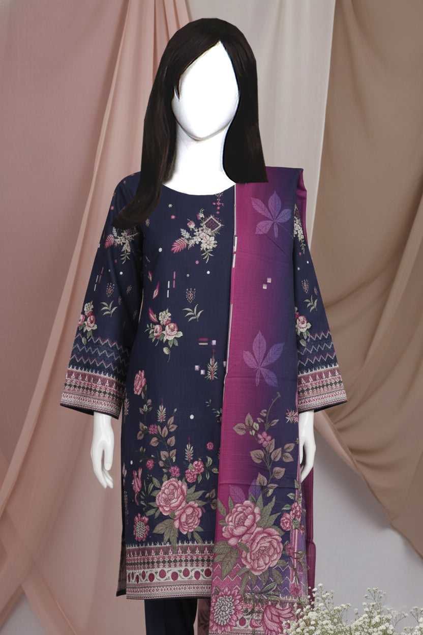 Printed Lawn Unstitched 3 Piece - 11130108