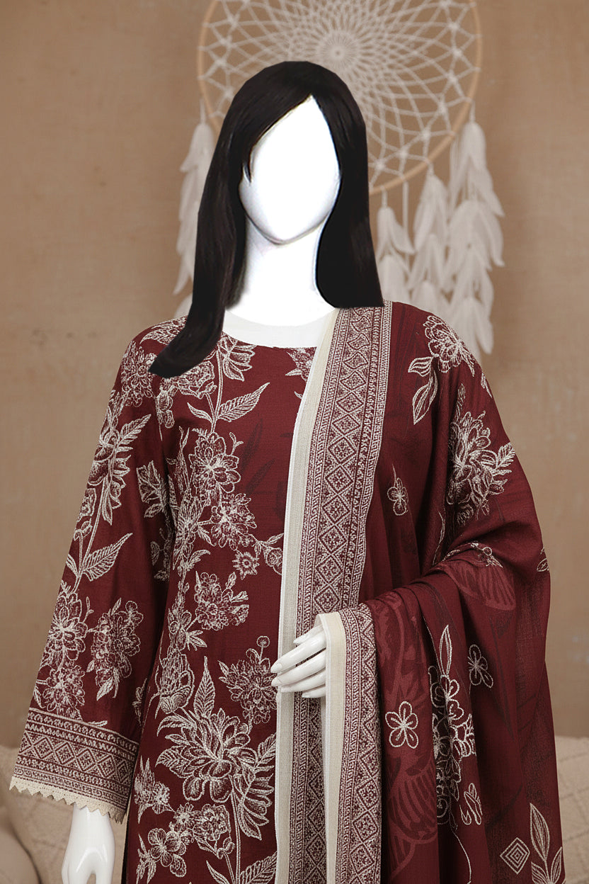 Printed Lawn Unstitched 3 Piece - 12180108