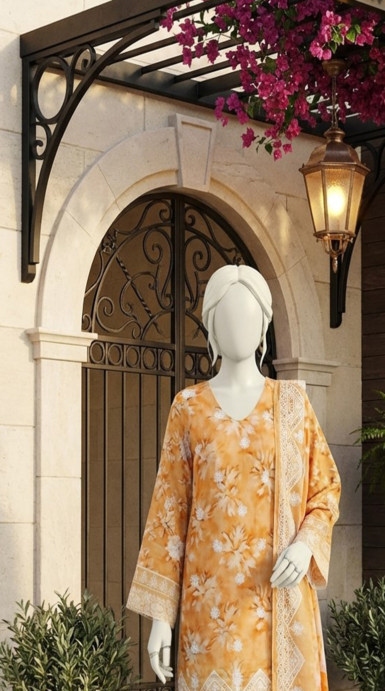 Embroidered Unstitched 3 piece - 11250101