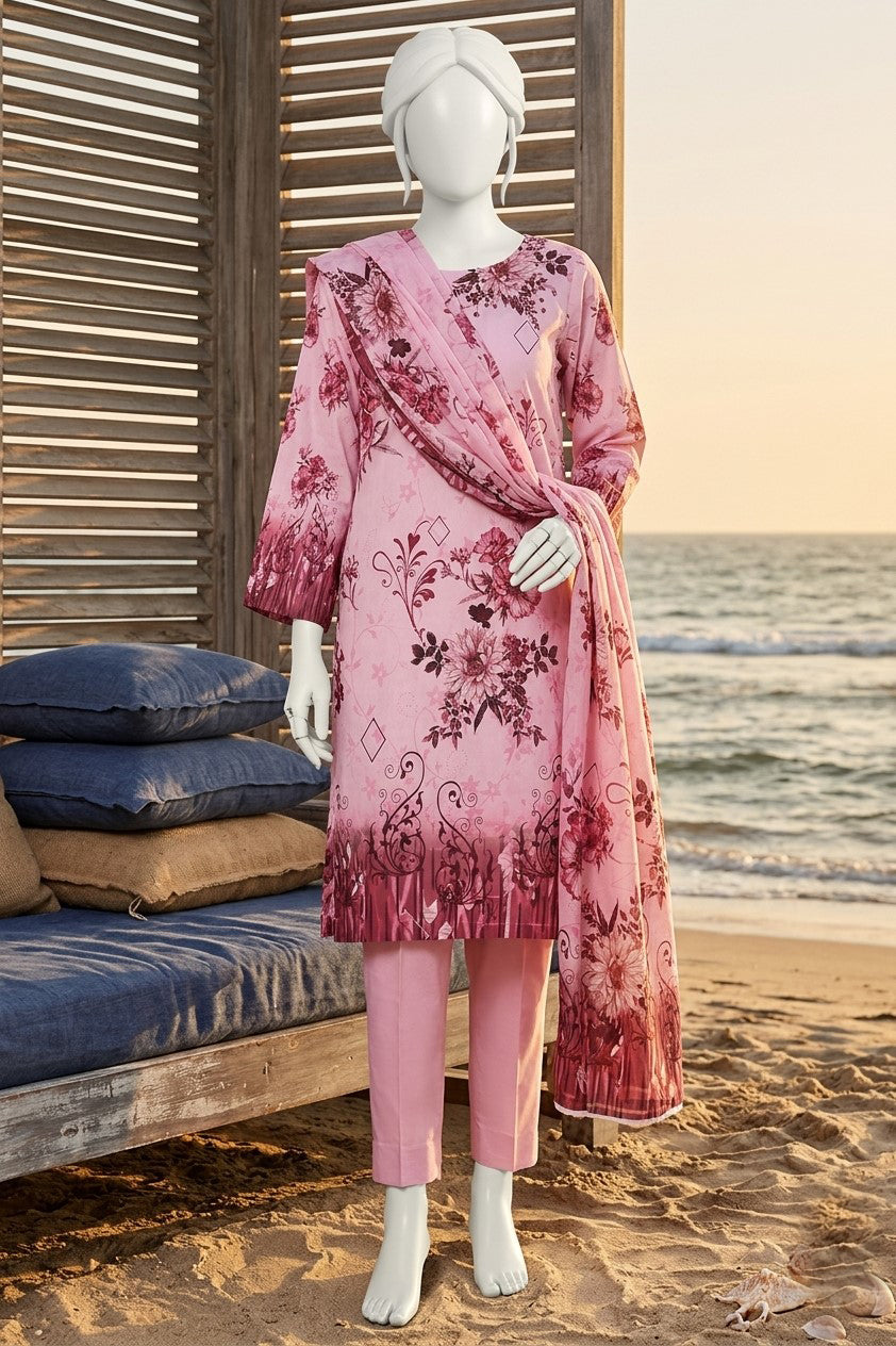 Printed Lawn Unstitched 3 Piece - 12581102