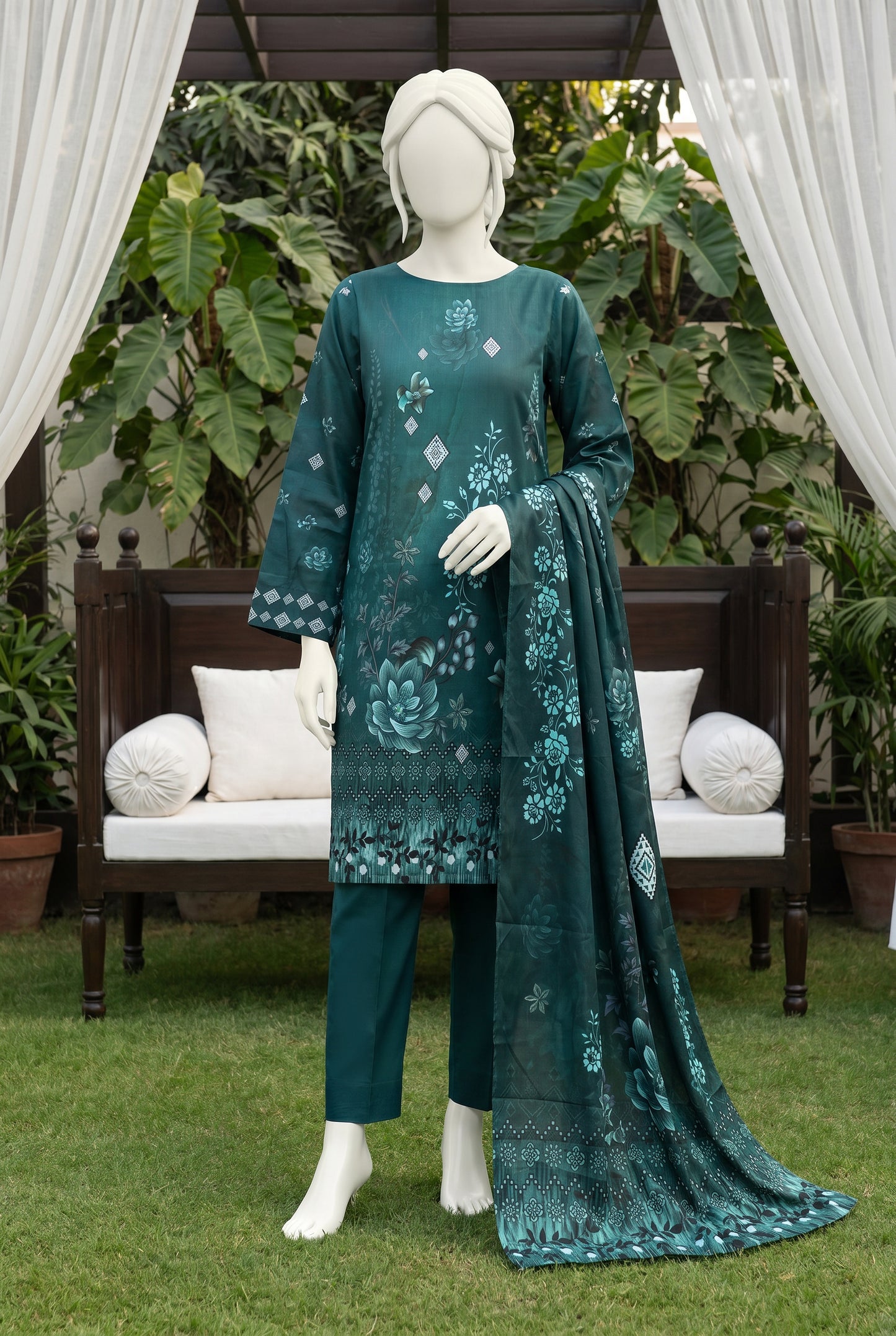 Printed Lawn Unstitched 3 Piece - 12530904