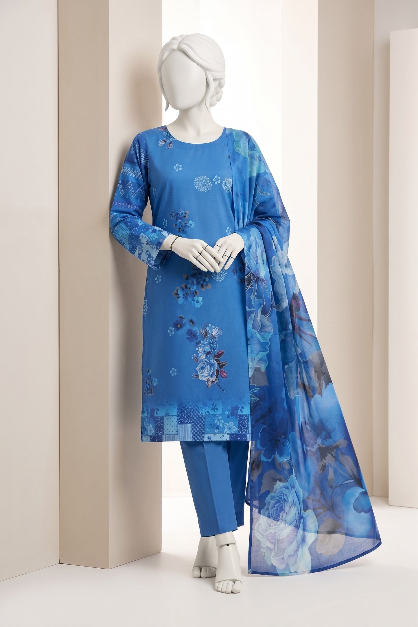 Printed Lawn Unstitched 3 Piece - 12621204