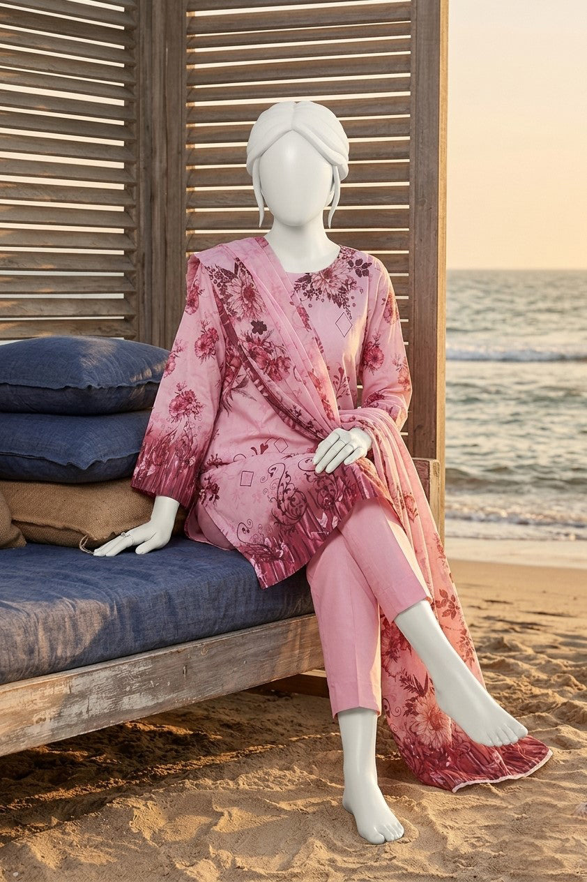 Printed Lawn Unstitched 3 Piece - 12581102