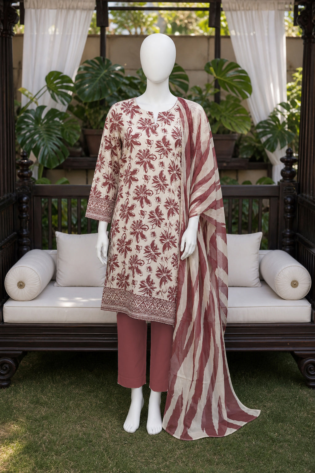 Printed Lawn Unstitched 3 Piece - 12520204