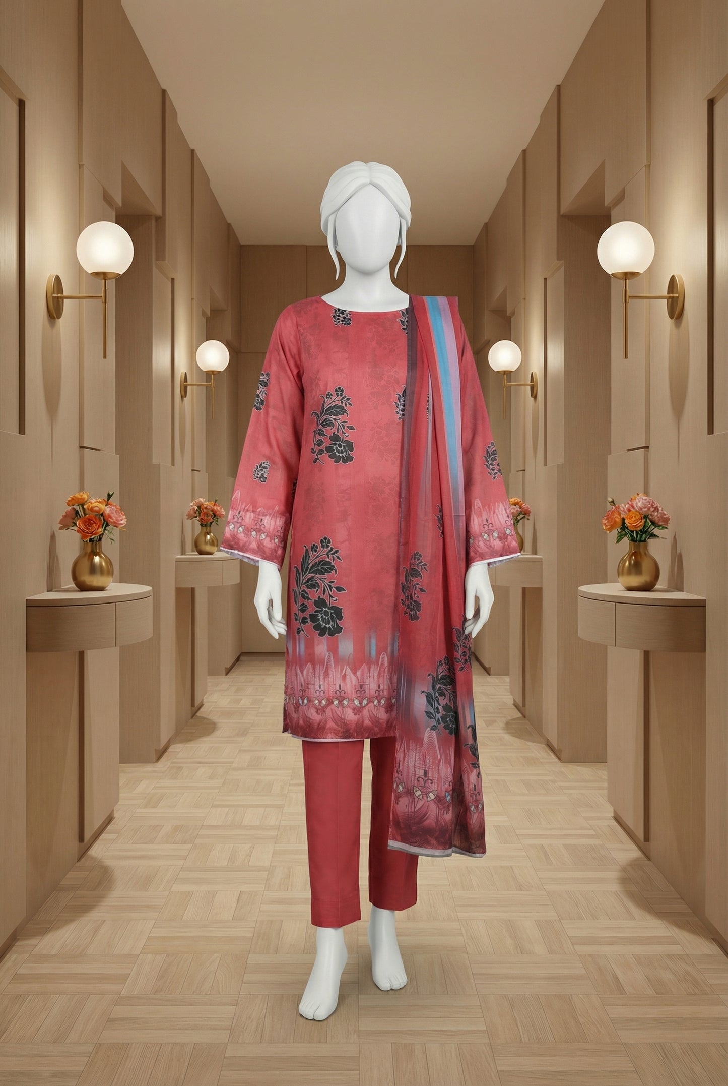 Printed Lawn Unstitched 3 Piece - 12480705