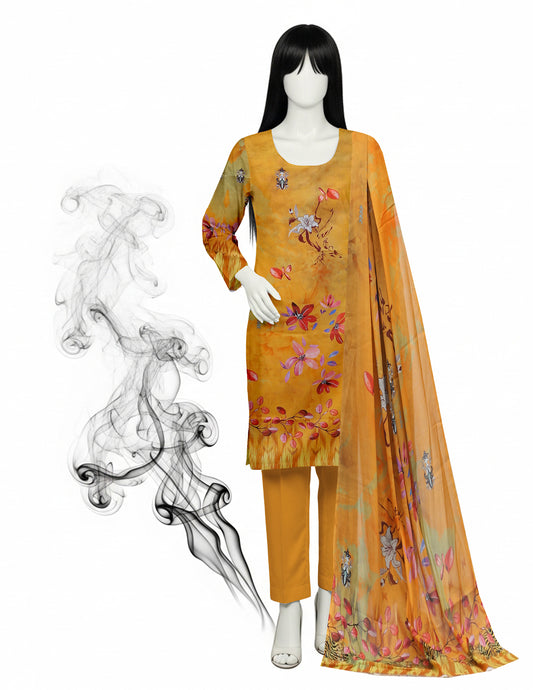 Printed Lawn Unstitched 3 Piece - 11661104