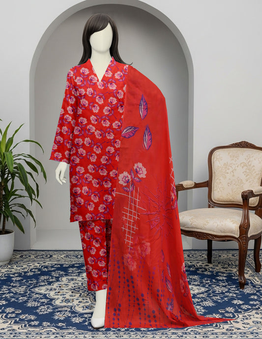 Printed Lawn Unstitched 3 Piece -11740109