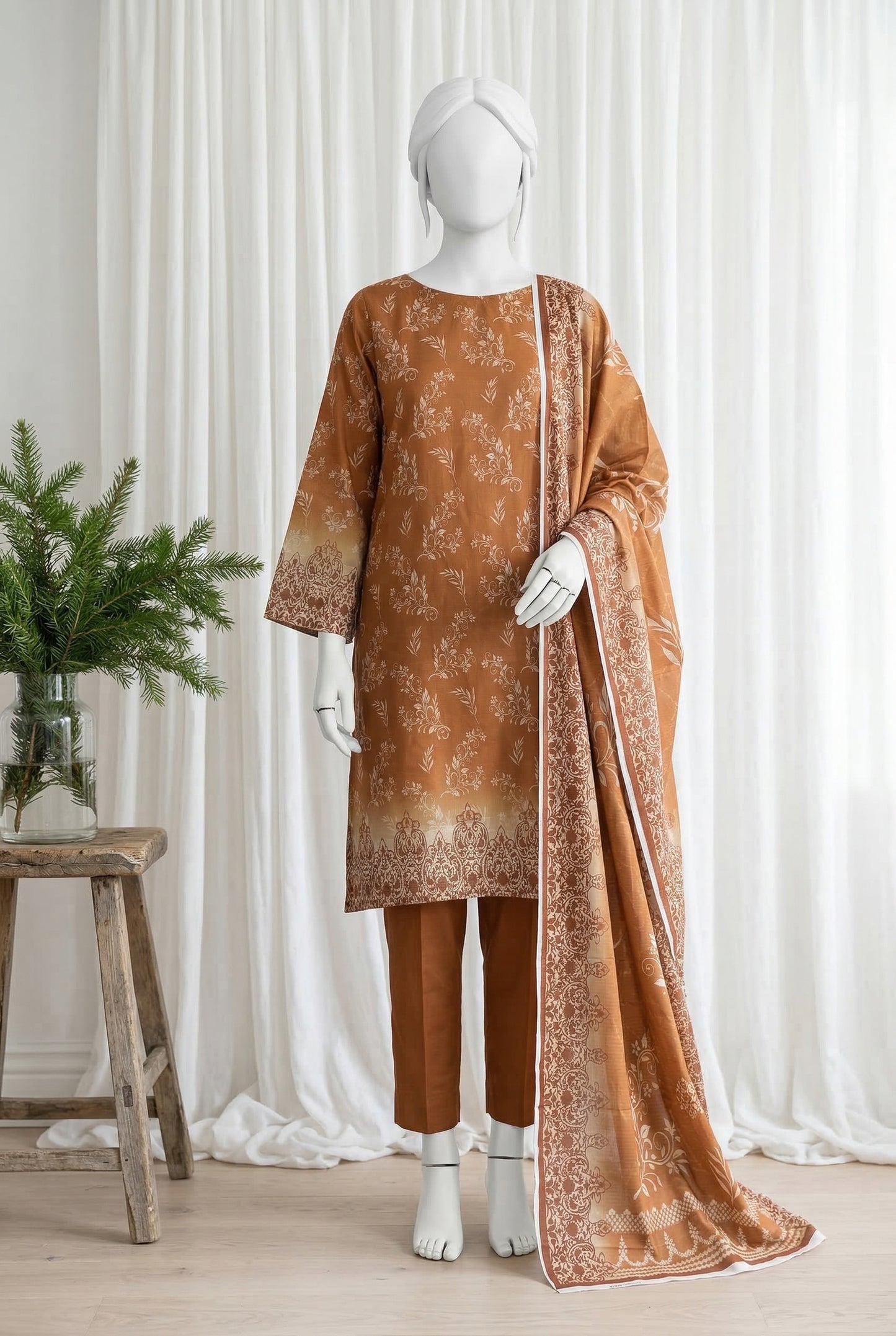 Printed Lawn Unstitched 3 Piece - 11430308