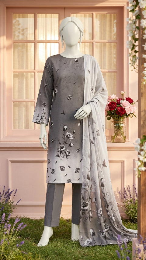 Printed Lawn Unstitched 3 Piece - 12470603