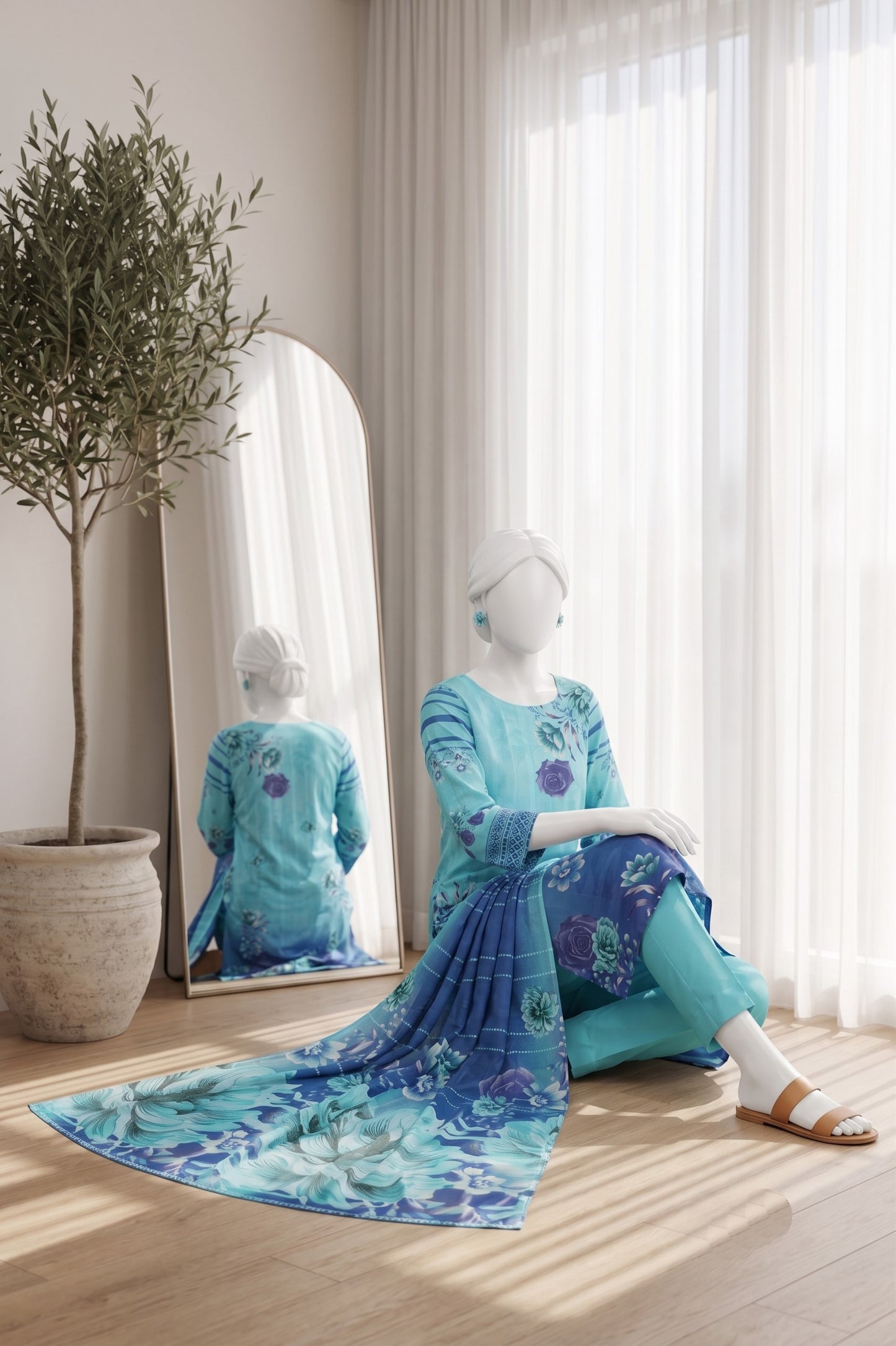 Printed Lawn Unstitched 3 Piece - 12661403