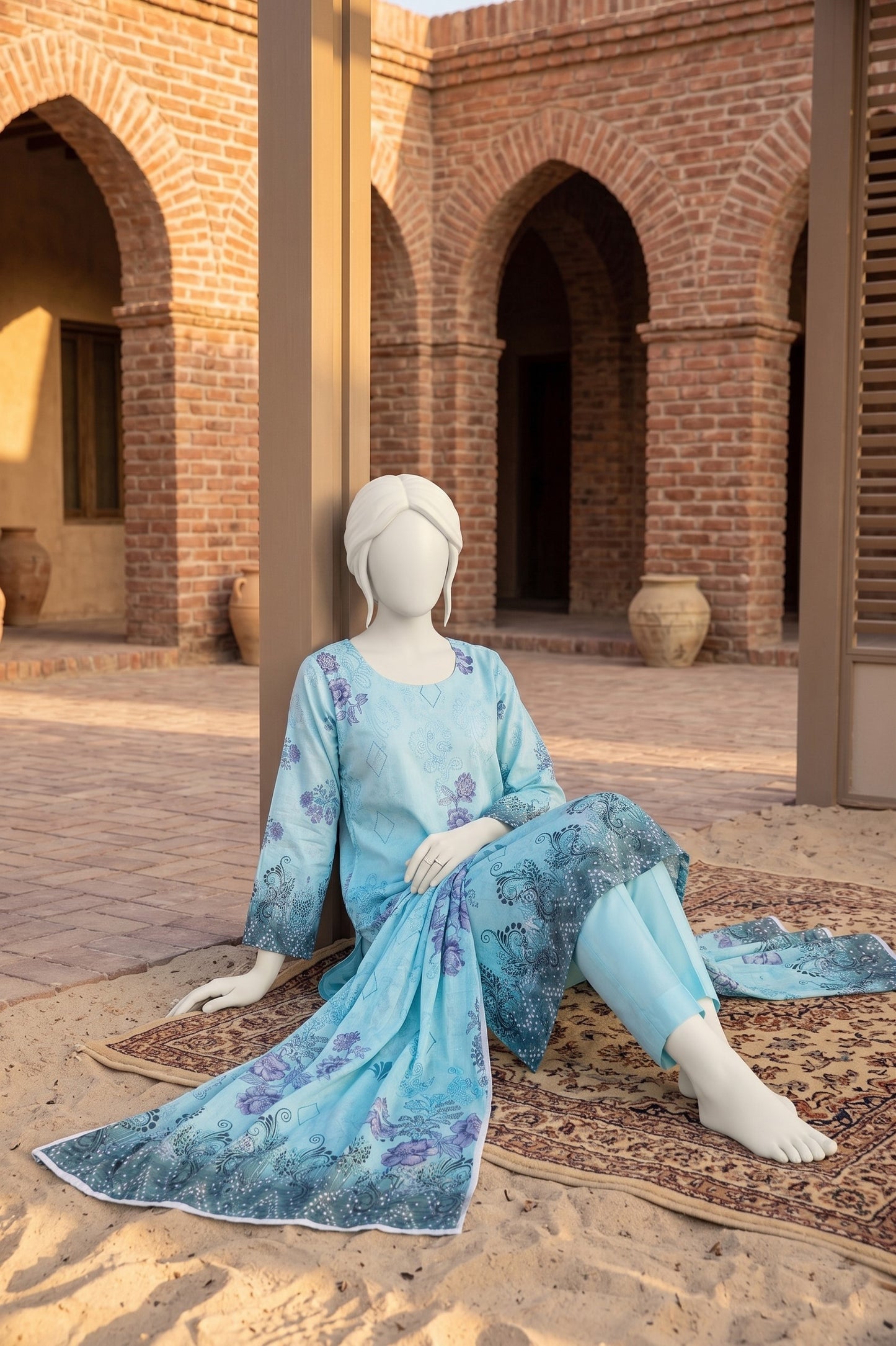 Printed Lawn Unstitched 3 Piece - 12581101