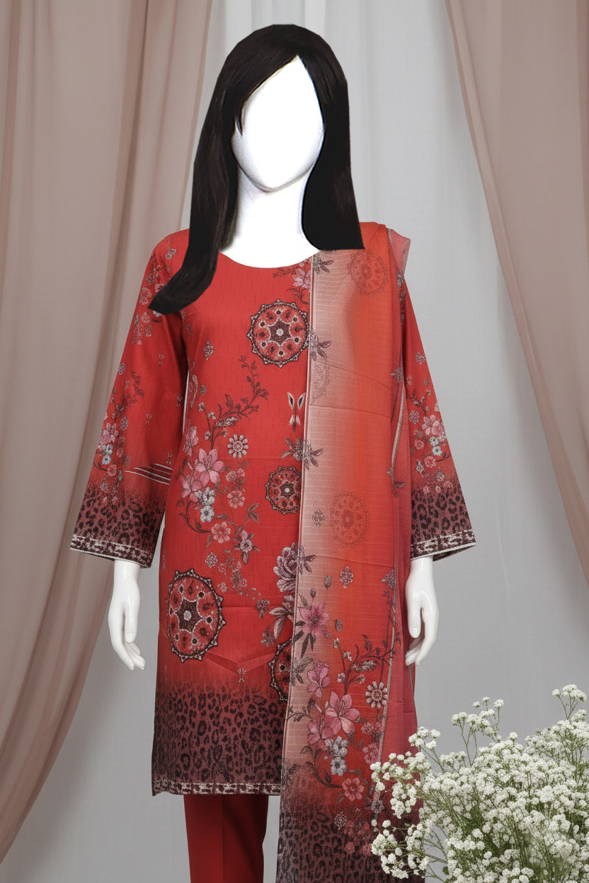 Printed Lawn Unstitched 3 Piece - 11130107