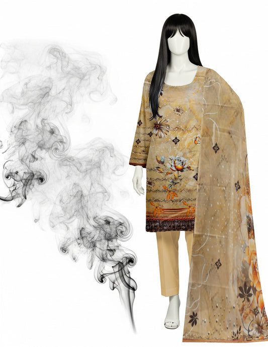 Printed Lawn Unstitched 3 Piece - 11661103