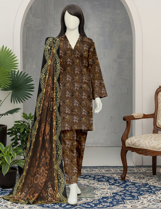 Printed Lawn Unstitched 3 Piece -11740102